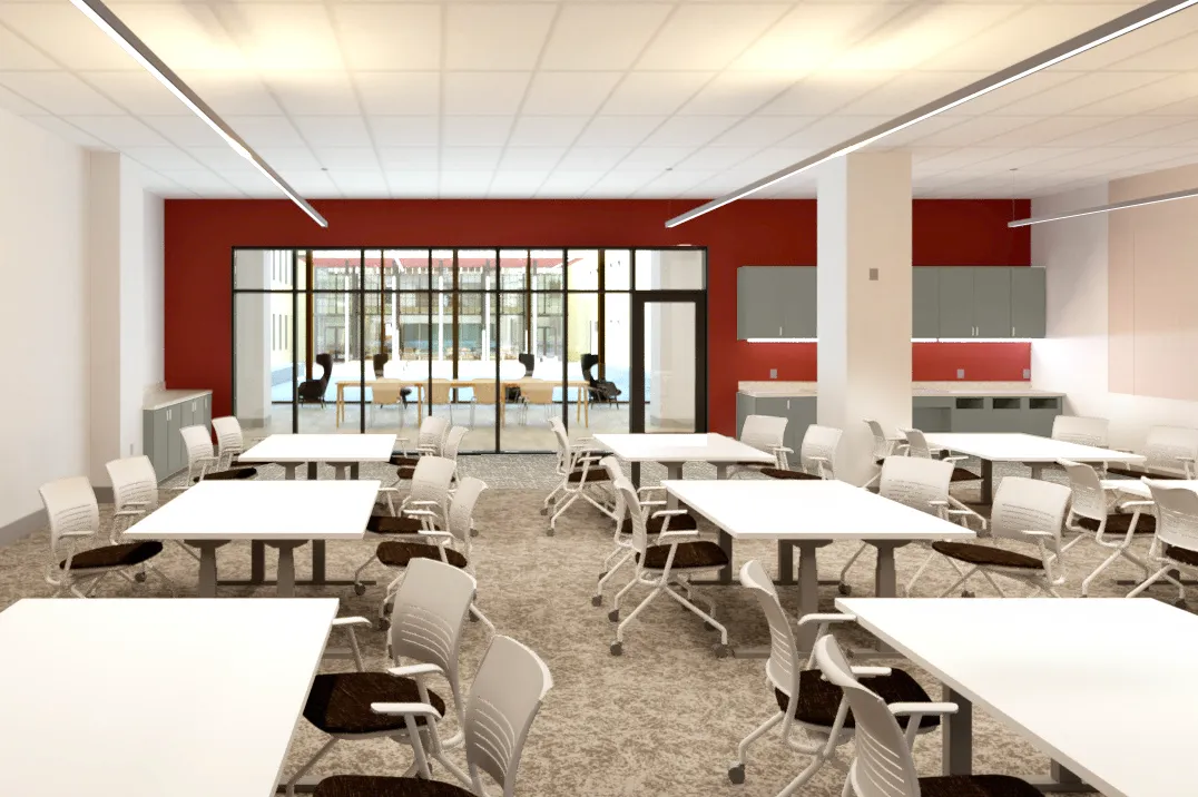 Rendering of Stanford Teacher Education Program classroom